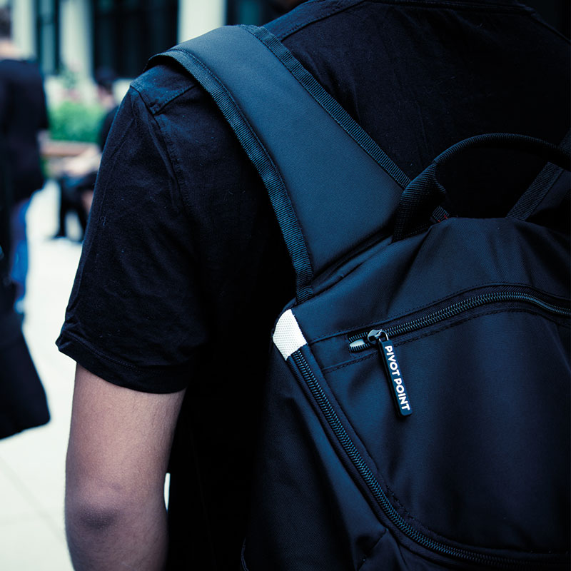 Aveda Institutes Pivot Point Black Padded Backpack Cosmetology Esthetician Aveda - Where education meets passion  main image 4