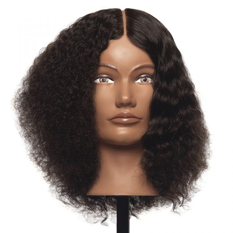 Multi-Texture Quad – 100% Human Hair Mannequin
