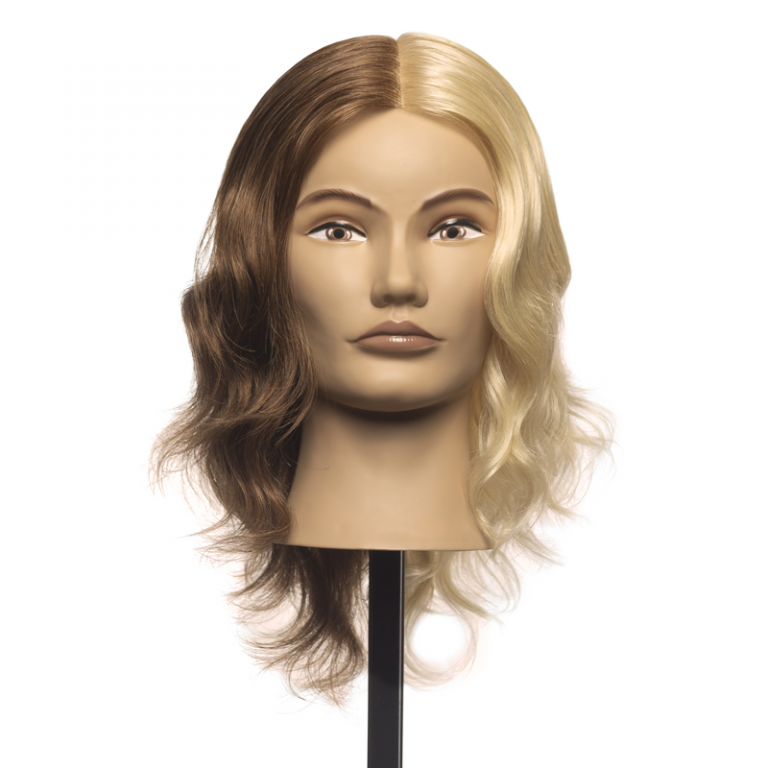 Bicolor – 100% Human Hair Mannequin