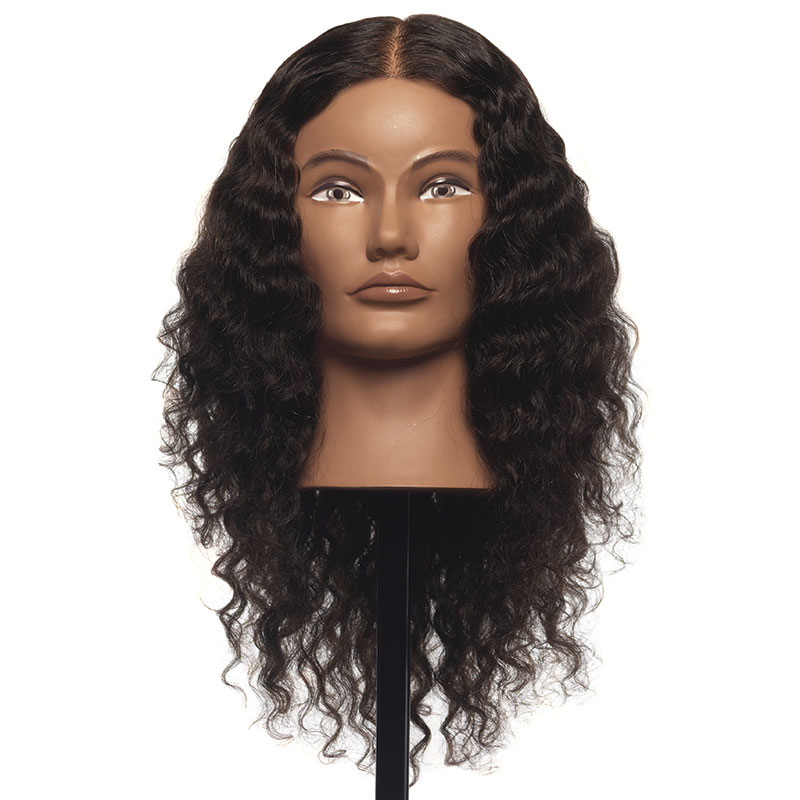 Janet - 100% Human Textured Hair Mannequin - Pivot Point International