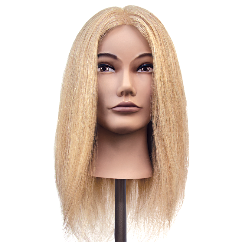 cosmetology mannequin head human hair Pivot Point ELLIE