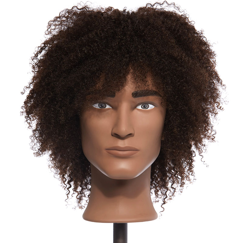 Cameron - 100% Human Textured Hair Mannequin - Pivot Point