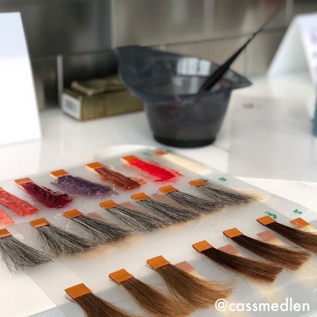 Hair Swatches Lifestyle Action Shot