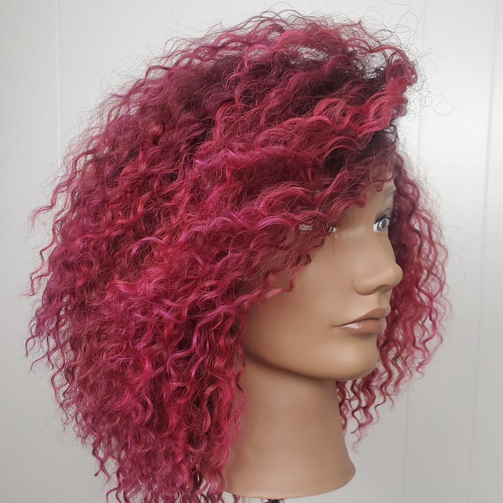 Diversely Pivot Point Mannequin. School Hair. Different textures.