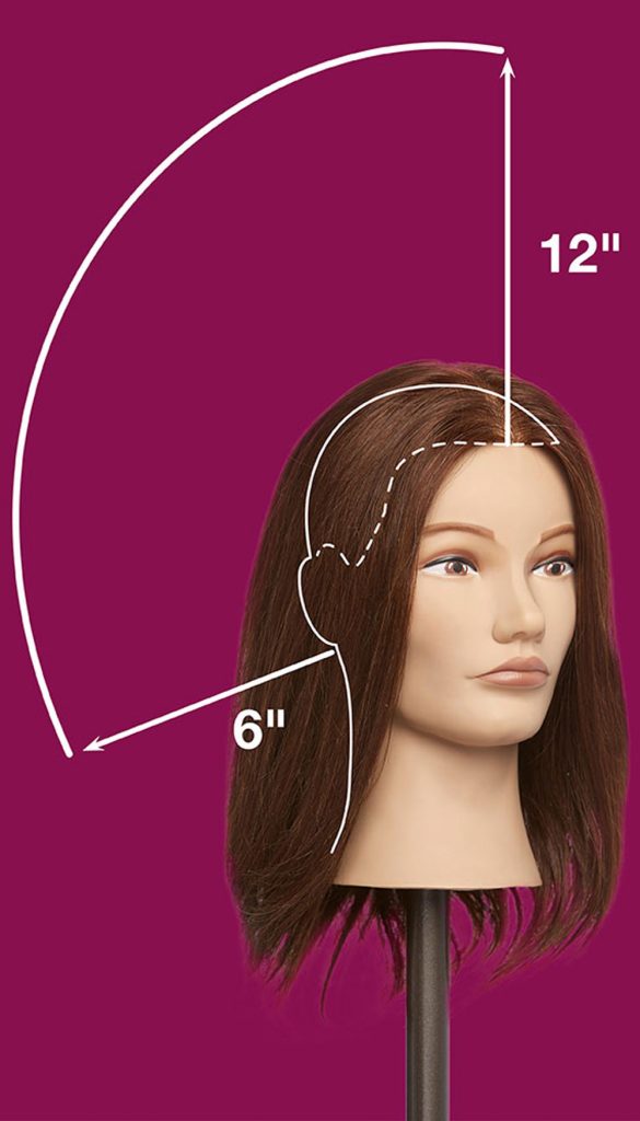 Pivot Point Mannequin Hair Measurements