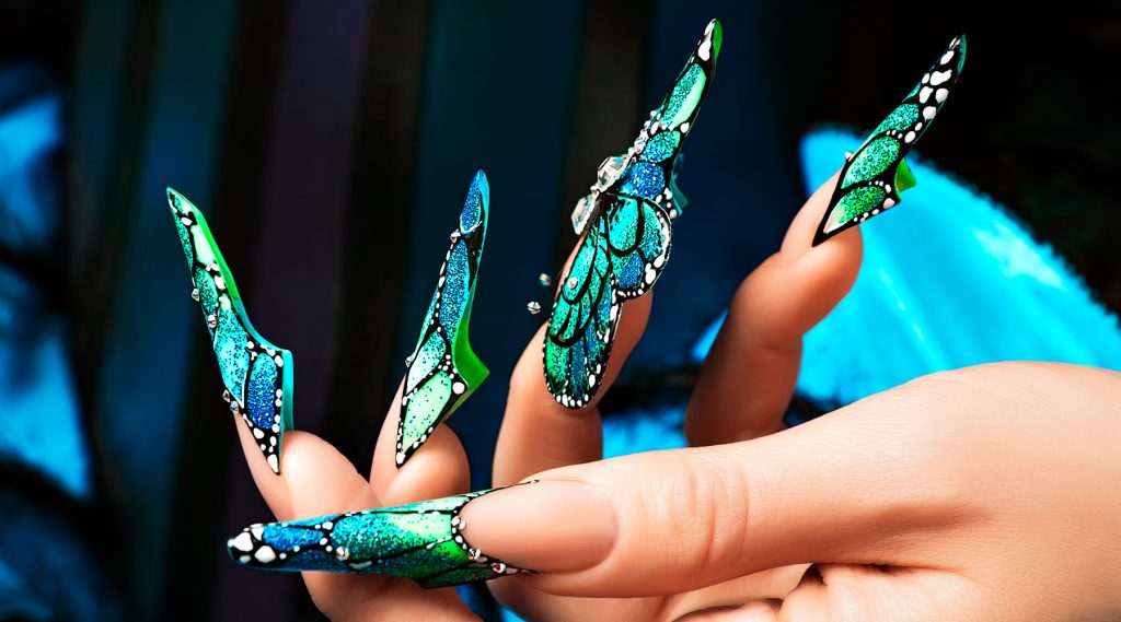 Pivot Point Fundamentals Nails Butterfly Nail Art