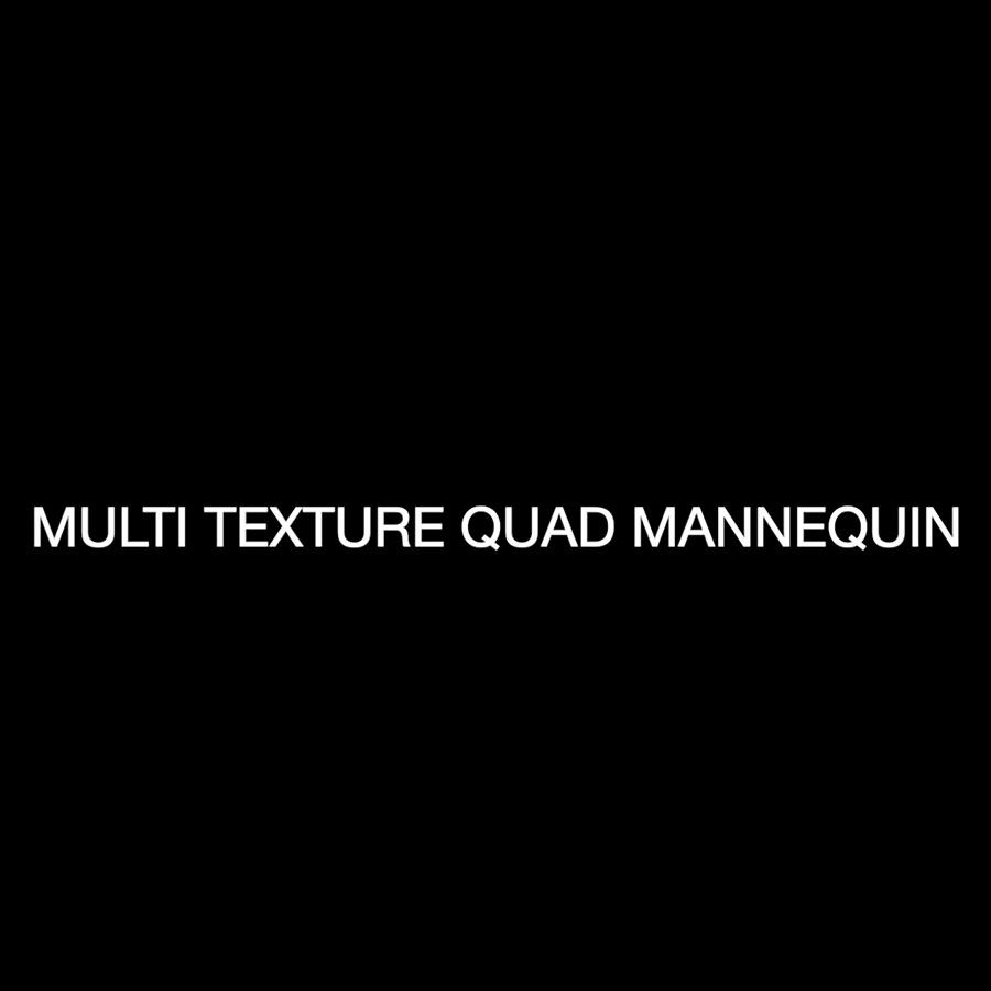 Multi-Textured Quad Mannequin