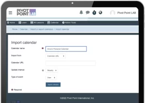 LAB Calendar Import and Export