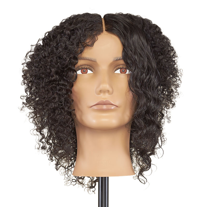 Multi-Texture Quad - 100% Human Hair Mannequin - Pivot Point