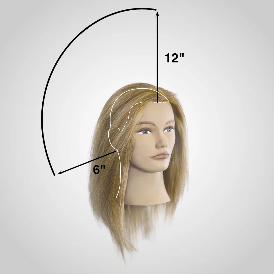 Pivot Point Mannequin Hair Length