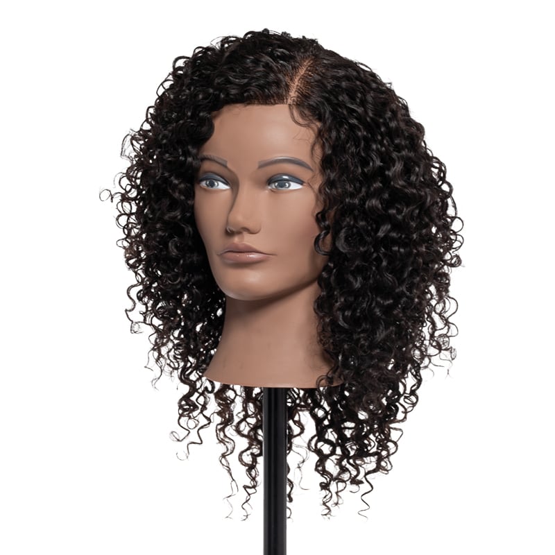 Janet - 100% Human Textured Hair Mannequin