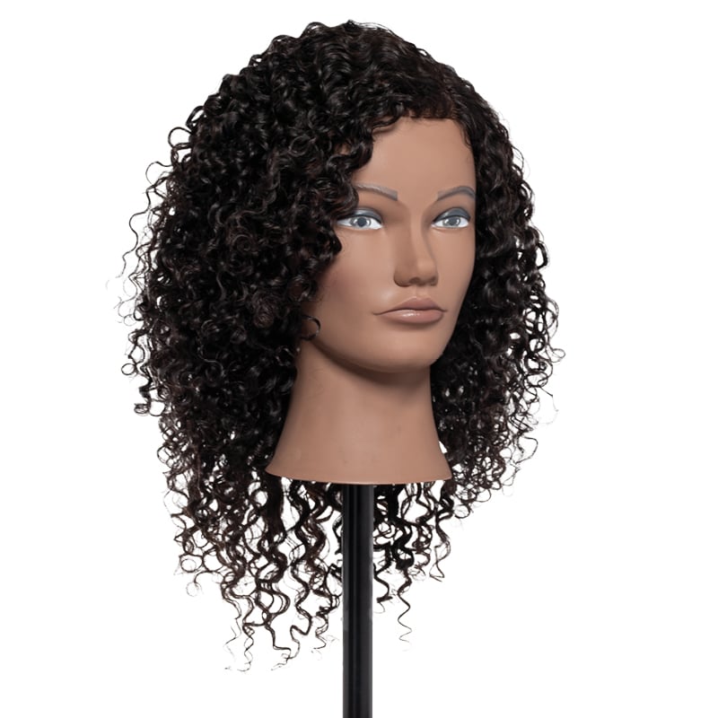 Janet - 100% Human Textured Hair Mannequin
