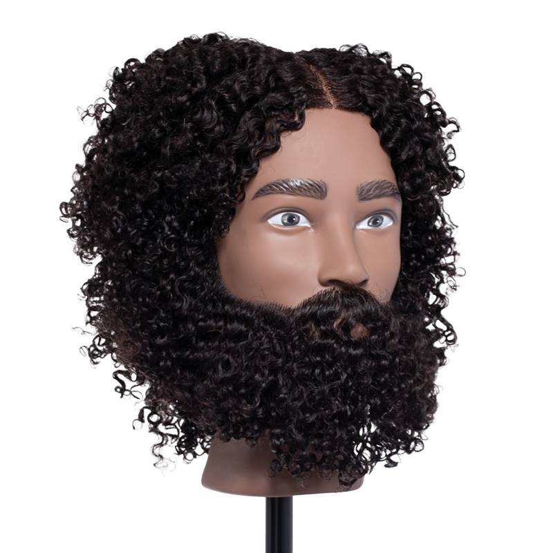 Elijah - 100% Human Textured Hair Mannequin