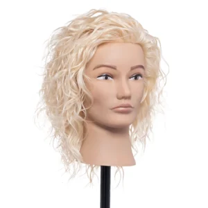 Lana – 100% Human Hair Mannequin Left Side