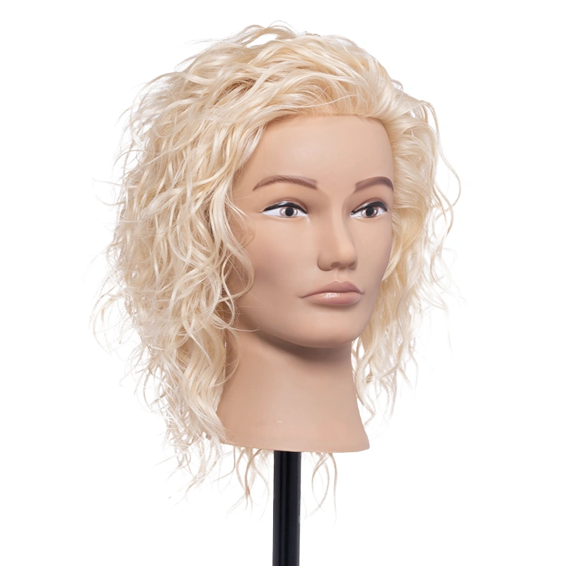 Lana – 100% Human Hair Mannequin Left Side