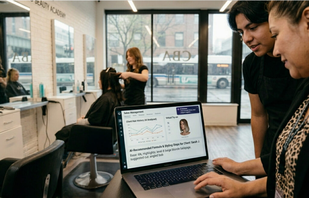 Ai Recommended Formula and Styling Steps for Client