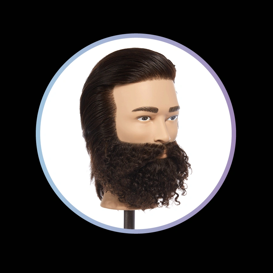 Mannequin Showcase: Ian - 100% Human Hair Mannequin