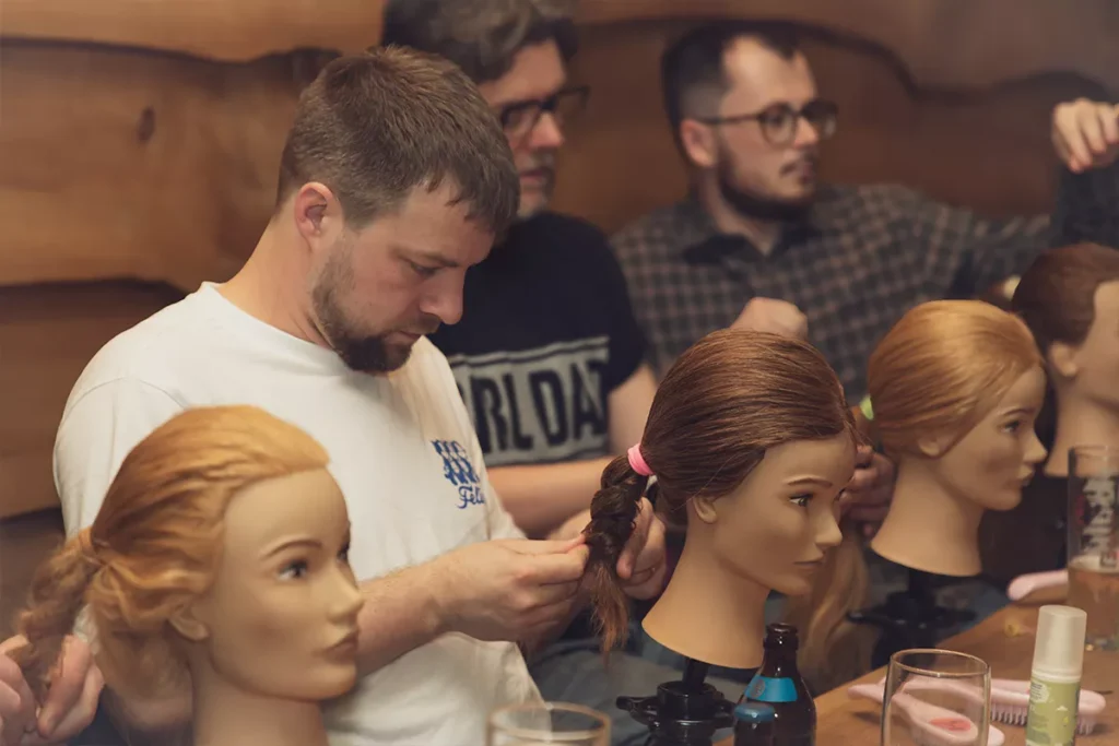 Teaching Dads How To Style Their Daughter's Hair
