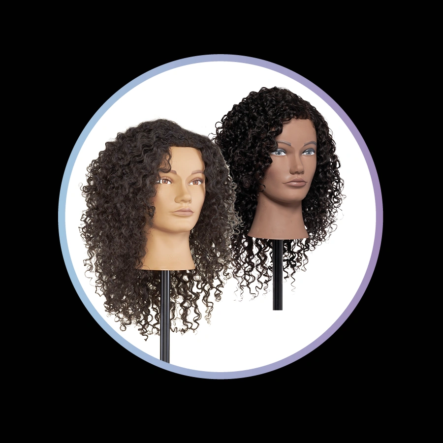 Mannequin Showcase: Janet - 100% Human Textured Hair Mannequin