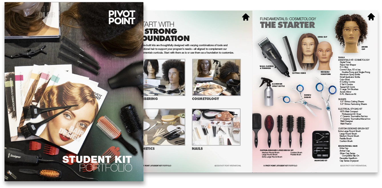 Pivot Point Student Kit Portfolio Preview